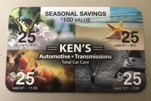 Frederick, MD Auto Repair Gift Card Seasonal Savings