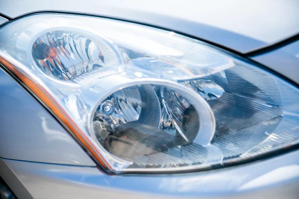 A car's headlight