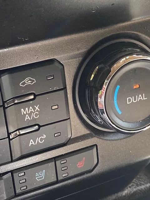 Ken's automotive and transmissions air conditioning interface on dash
